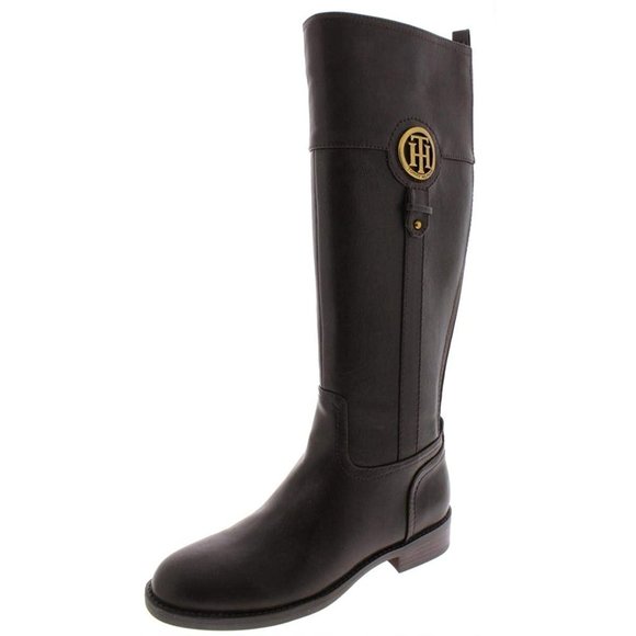 Tommy Hilfiger Shoes - NWB Tommy Hilfiger  Brown Knee High Riding Boots